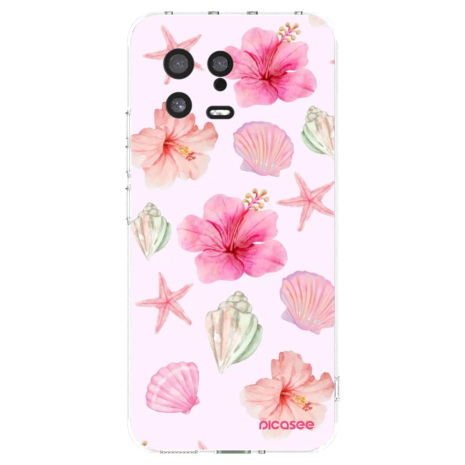 Picasee silikonowe przeźroczyste etui na Xiaomi 13 - Blush Lagoon