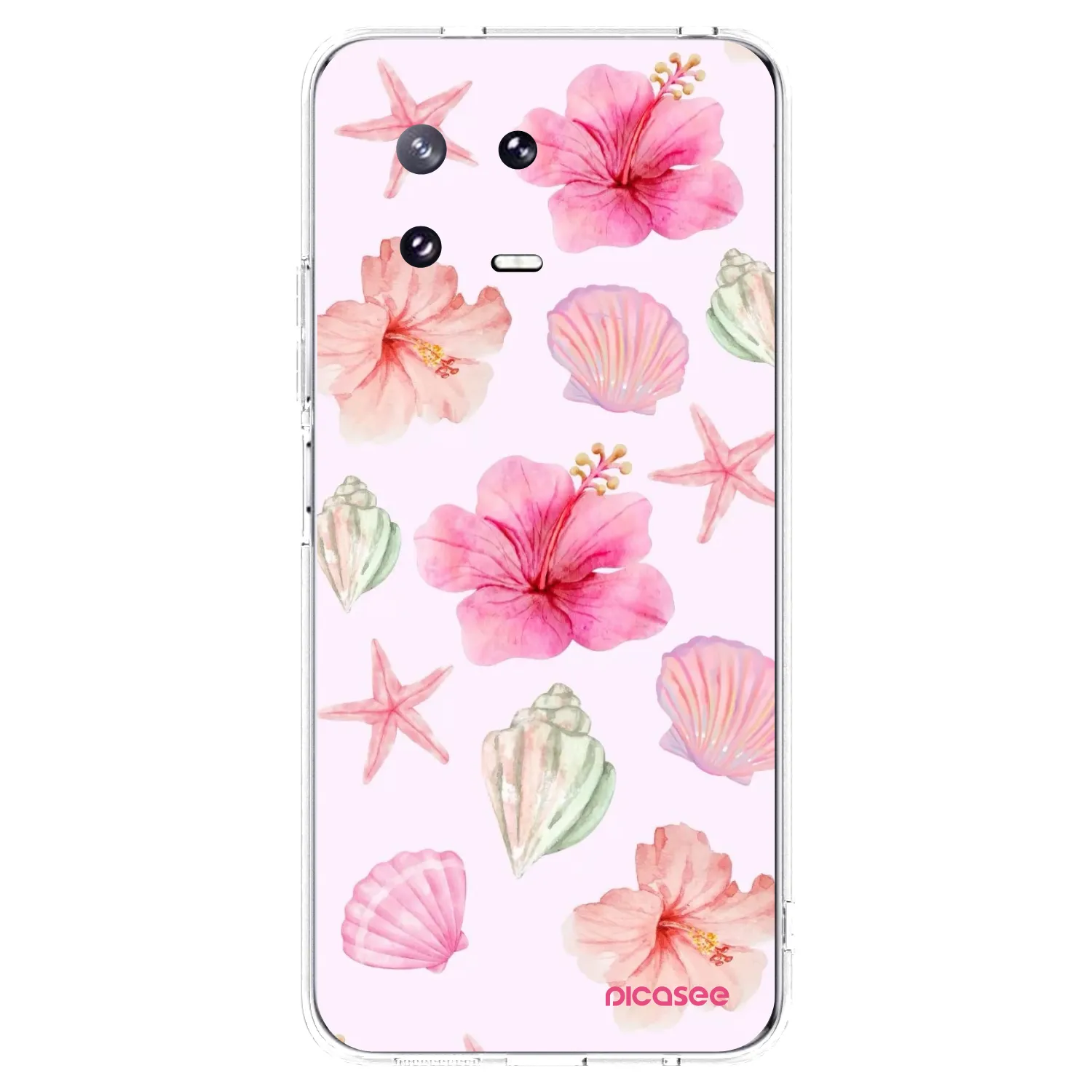 Picasee silikonowe przeźroczyste etui na Xiaomi 13 Pro - Blush Lagoon