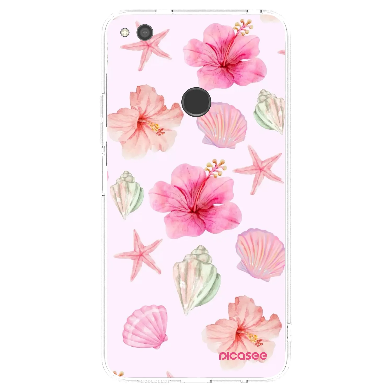 Picasee silikonowe przeźroczyste etui na Huawei Mate 40 Pro - Blush Lagoon