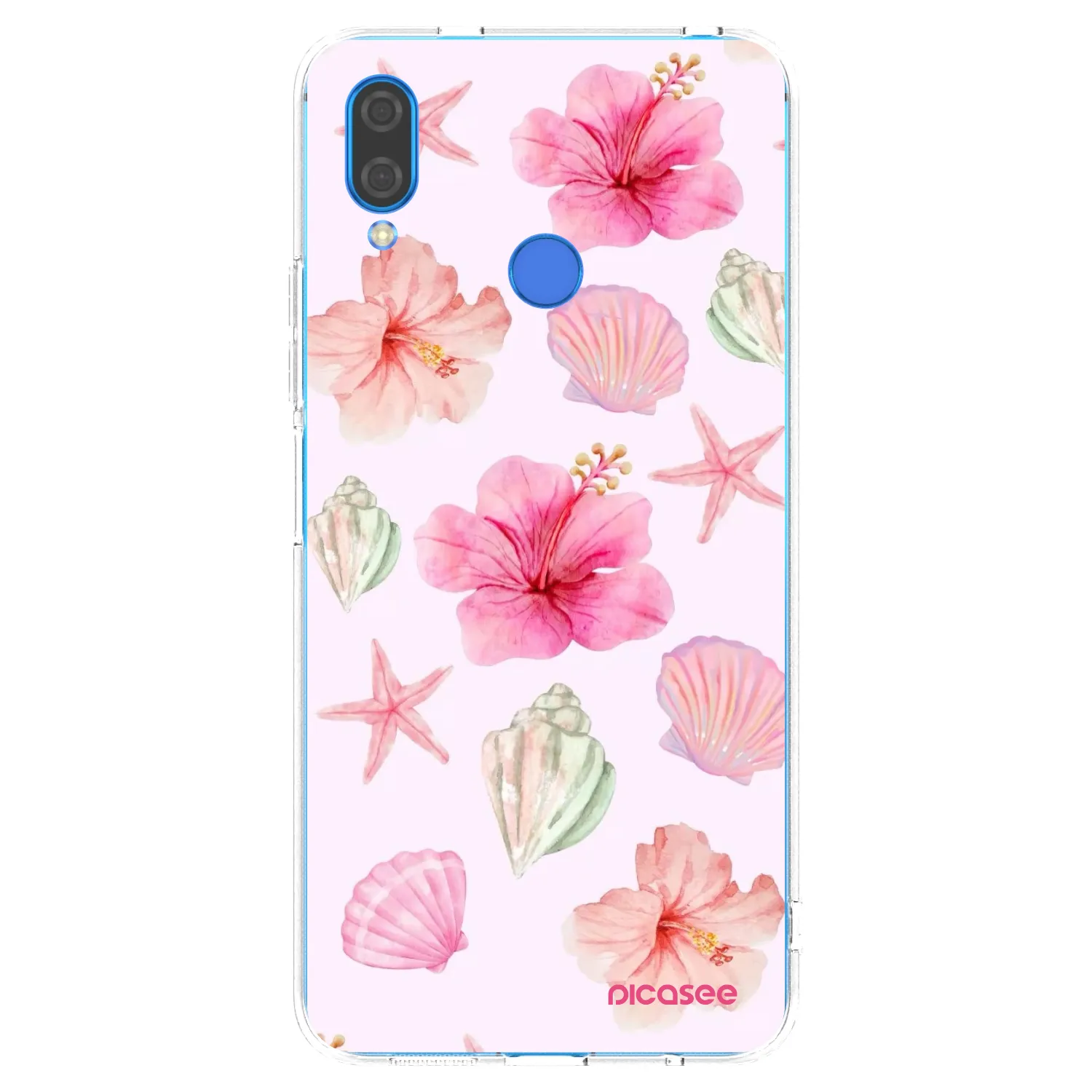 Picasee silikonowe przeźroczyste etui na Huawei Nova 3i - Blush Lagoon