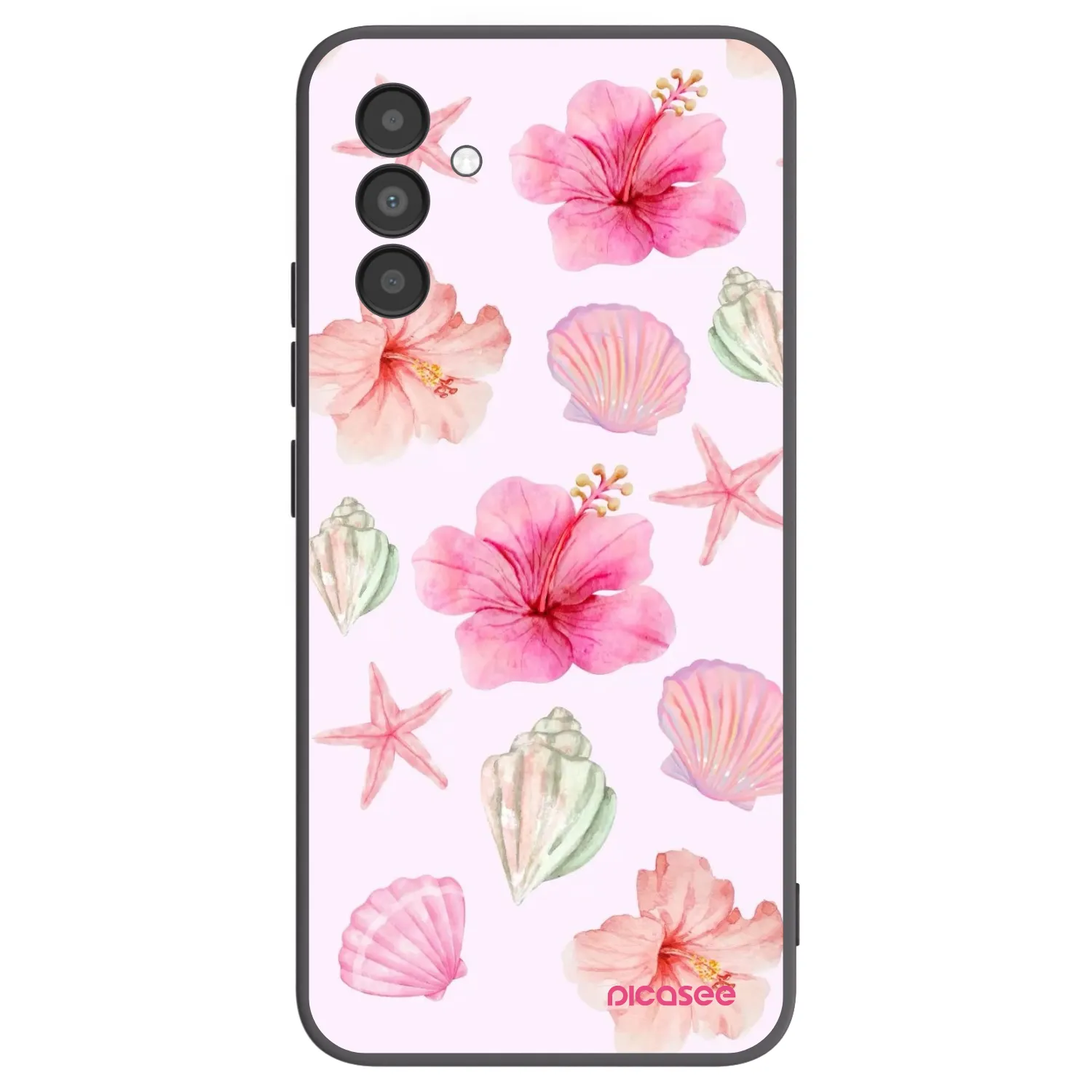Picasee silikonowe czarne etui na Samsung Galaxy A04s A047F - Blush Lagoon