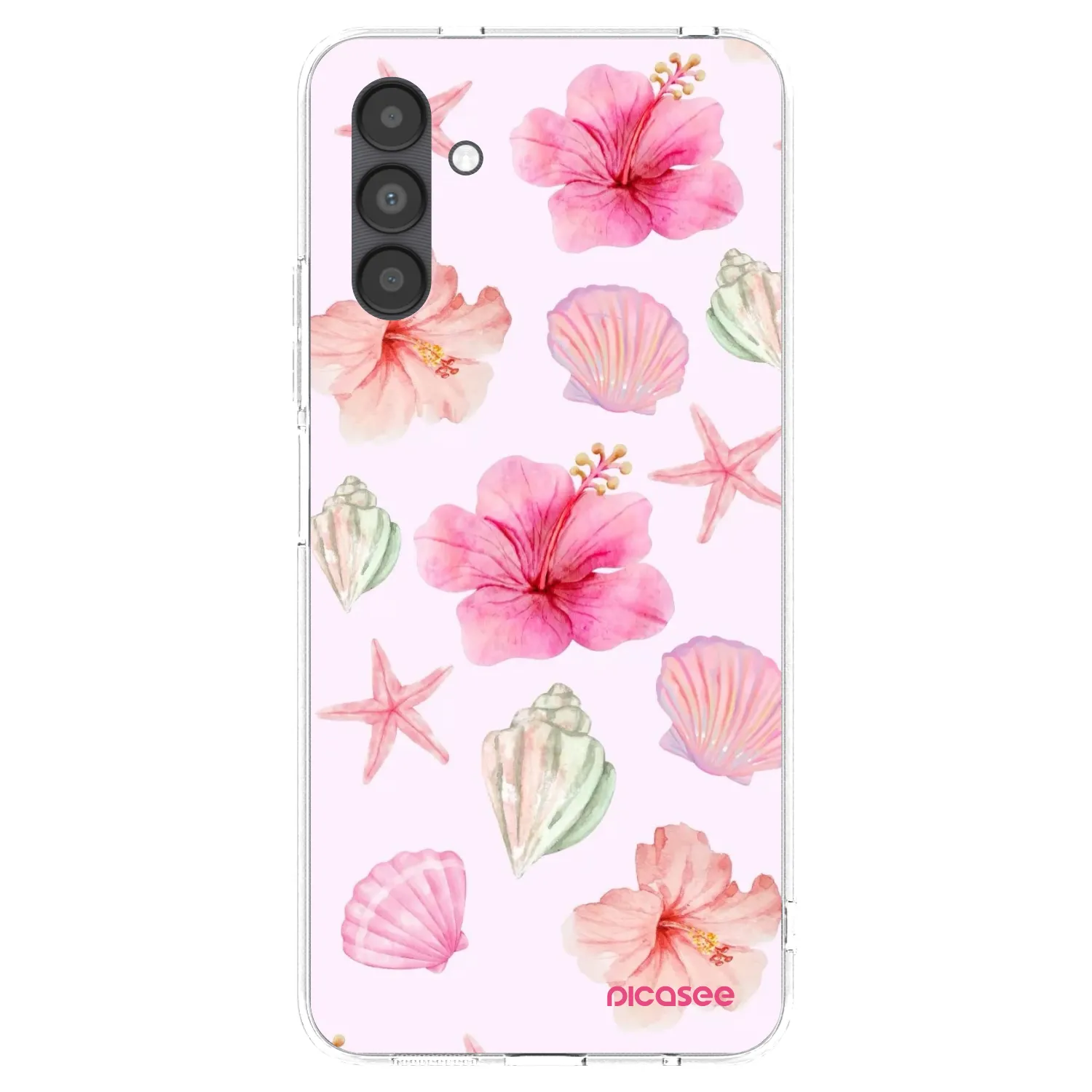 Picasee silikonowe przeźroczyste etui na Samsung Galaxy A04s A047F - Blush Lagoon