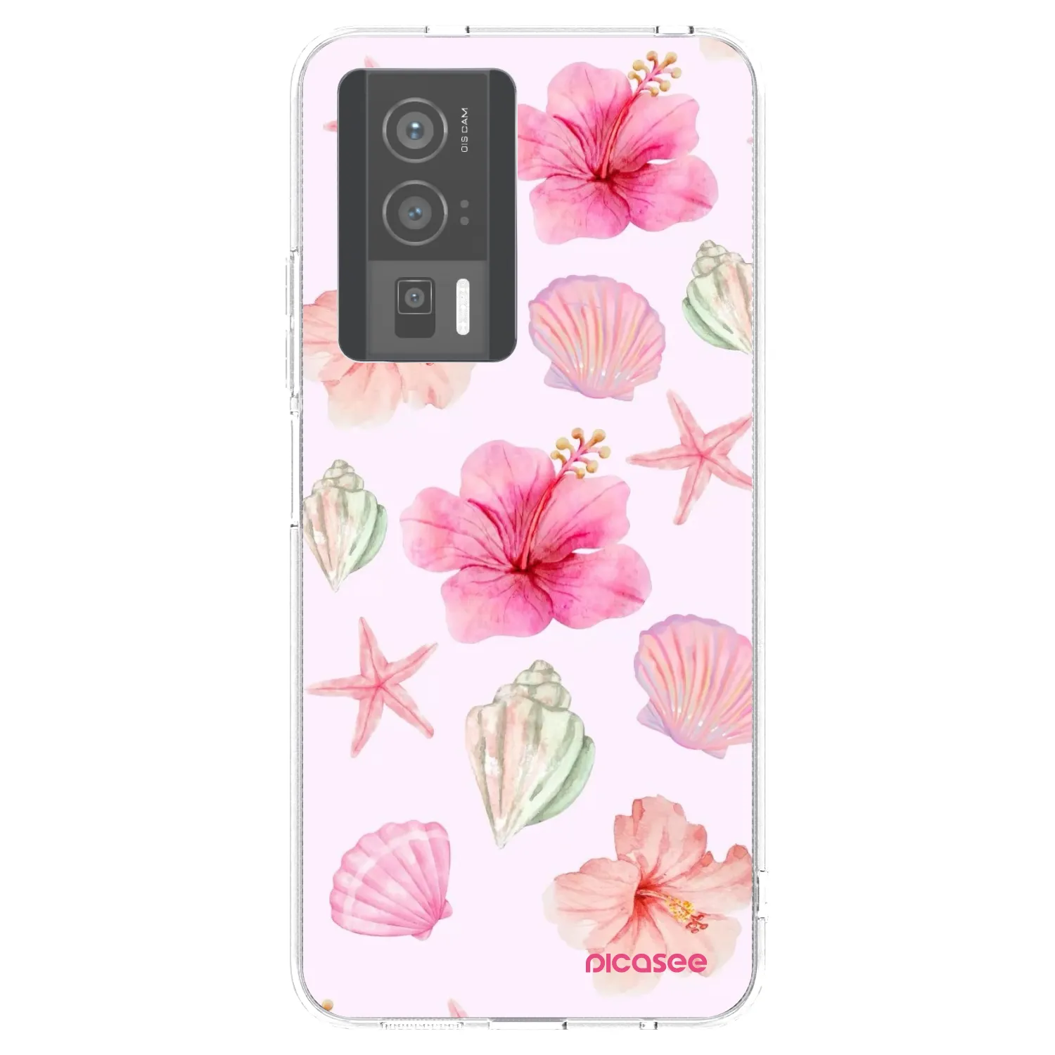Picasee silikonowe przeźroczyste etui na Xiaomi Poco F5 Pro 5G - Blush Lagoon