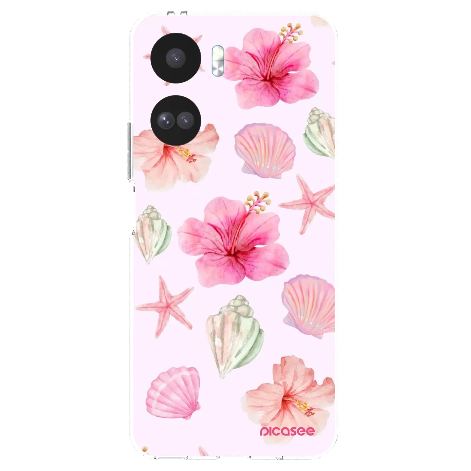 Picasee silikonowe przeźroczyste etui na Honor 90 Lite 5G - Blush Lagoon