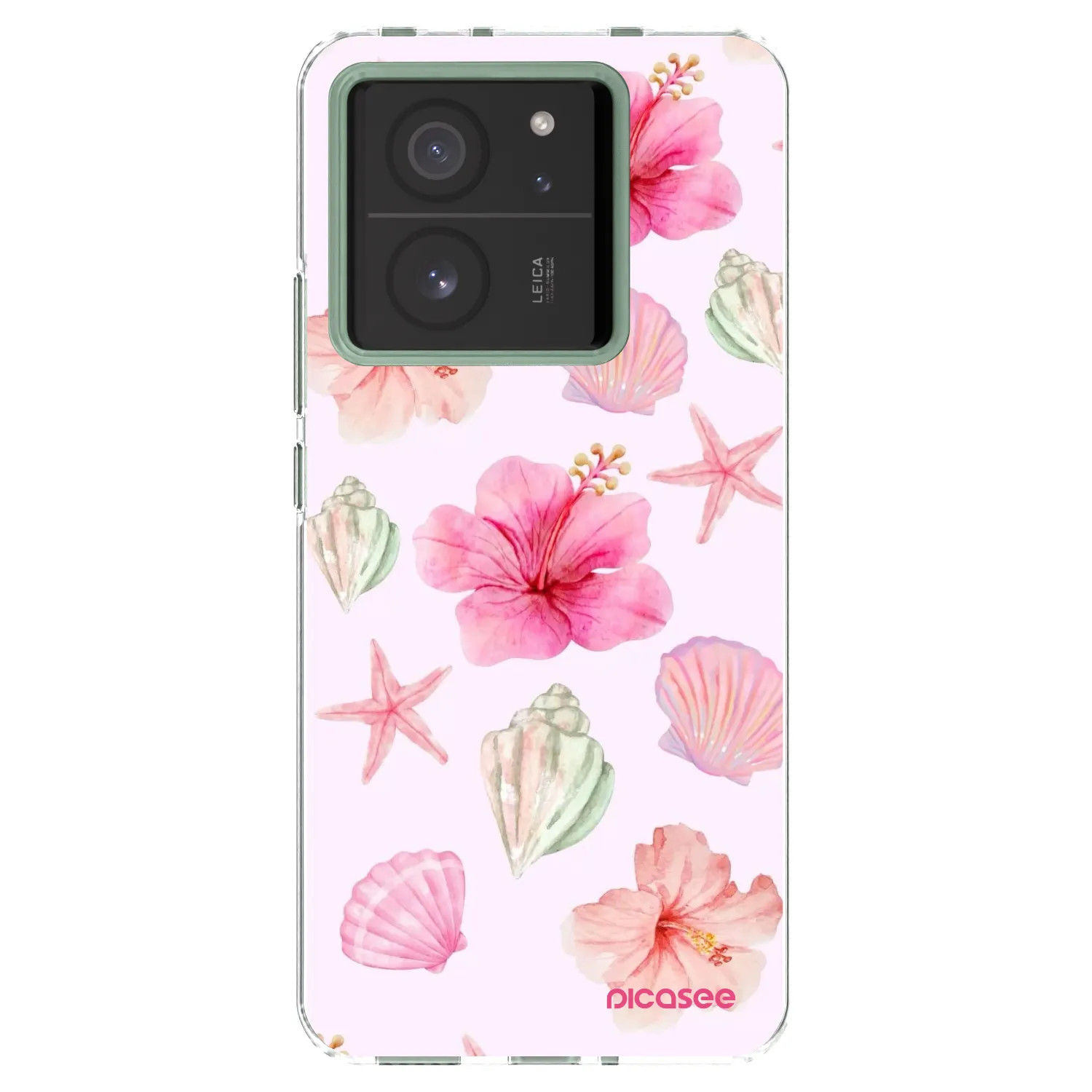 Picasee silikonowe przeźroczyste etui na Xiaomi 13T Pro - Blush Lagoon