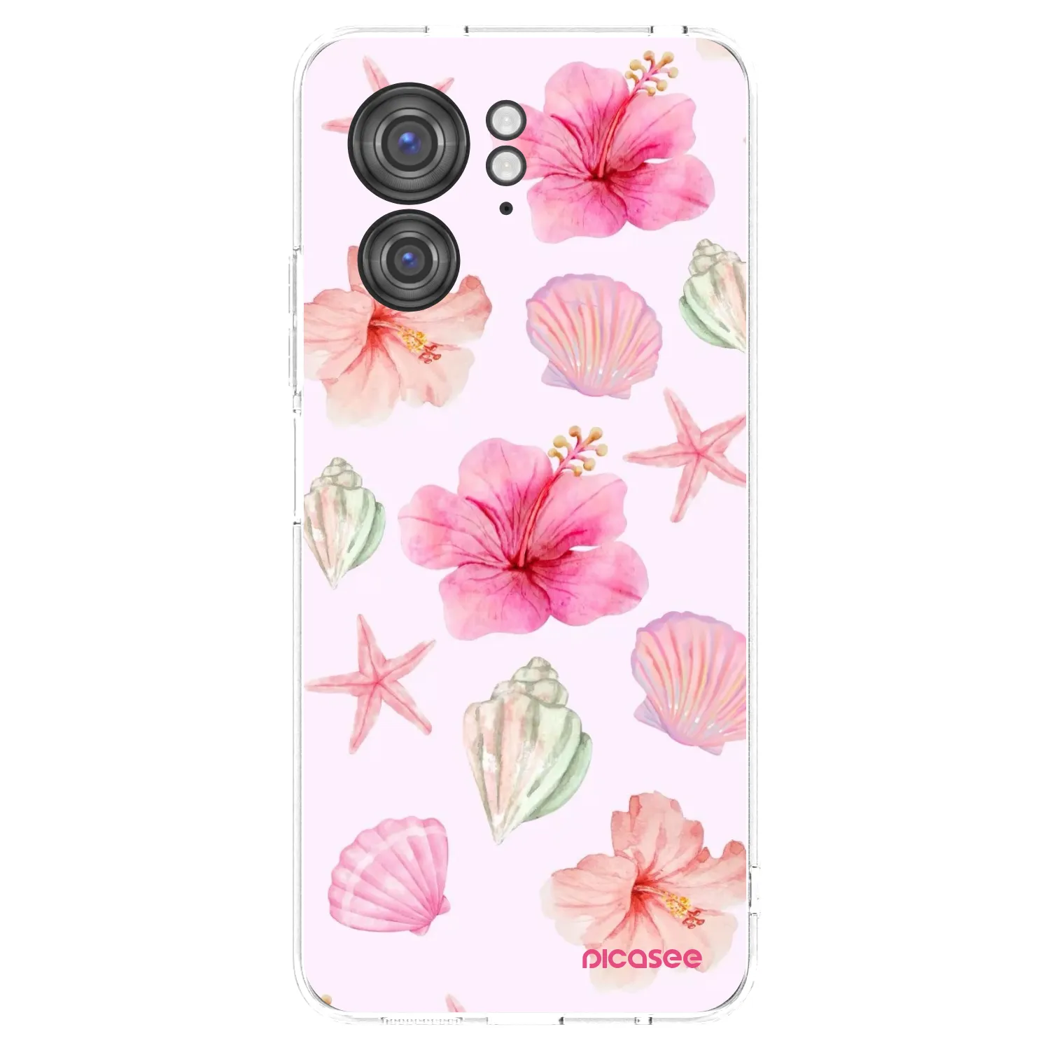 Picasee silikonowe przeźroczyste etui na Motorola Edge 40 - Blush Lagoon