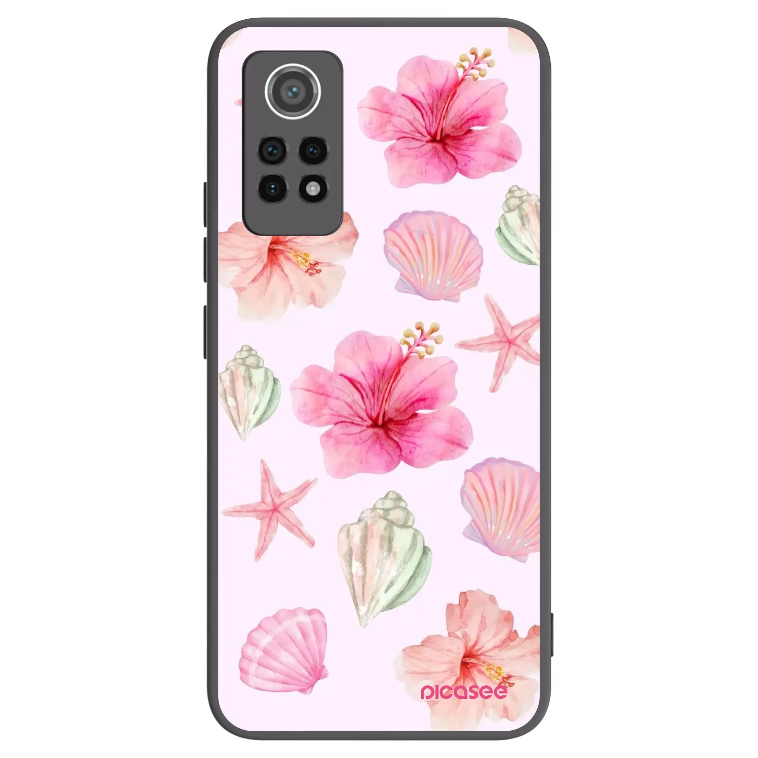 Picasee silikonowe czarne etui na Xiaomi Redmi Note 12 Pro 4G - Blush Lagoon