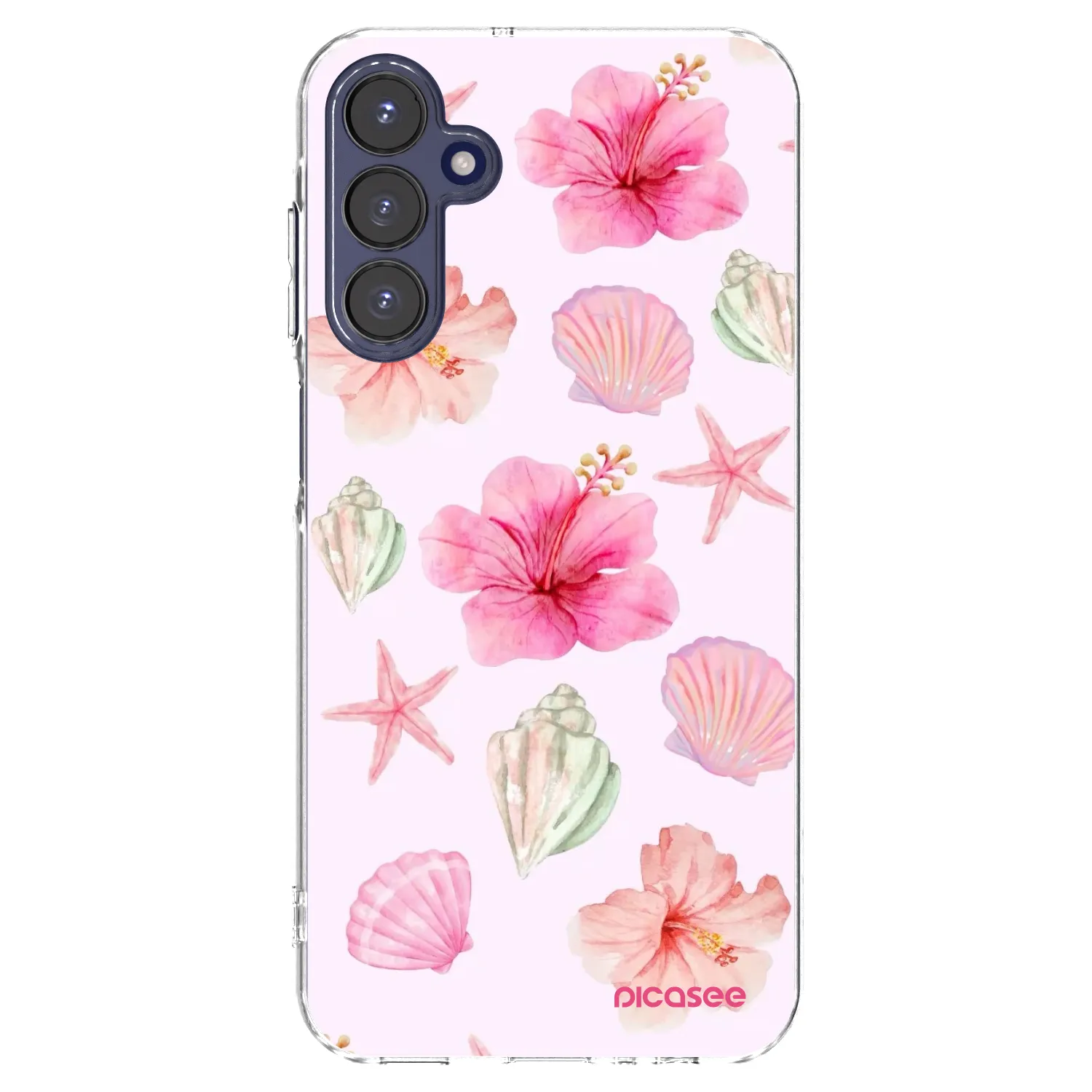 Picasee silikonowe przeźroczyste etui na Samsung Galaxy A15 A155F 4G - Blush Lagoon