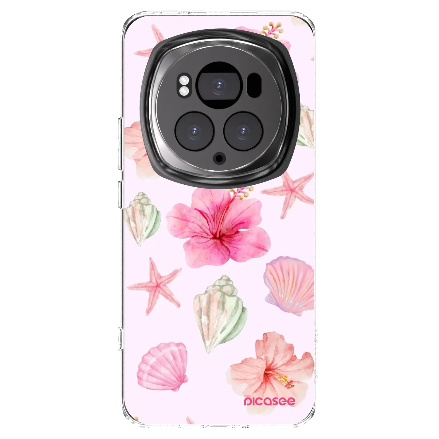 Picasee silikonowe przeźroczyste etui na Honor Magic6 Pro - Blush Lagoon