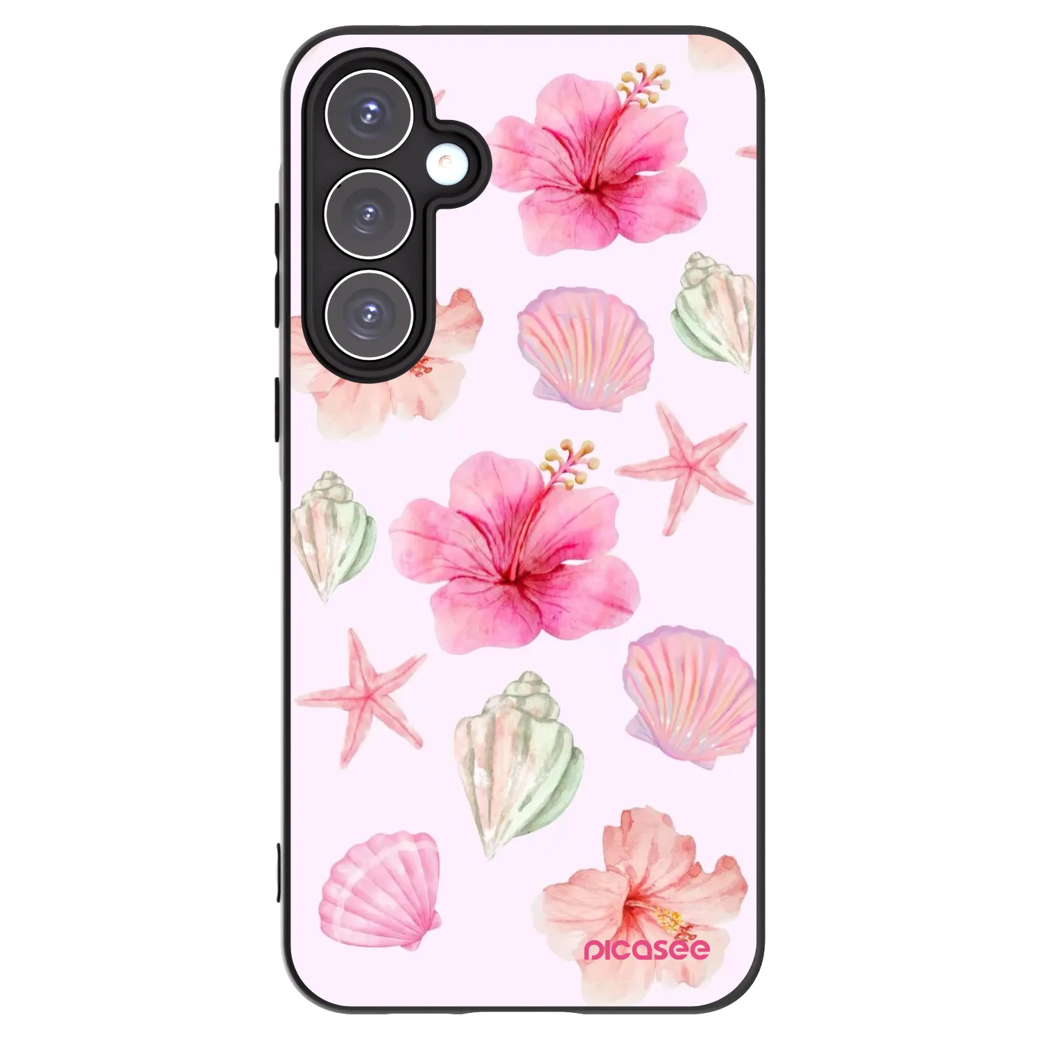 Picasee silikonowe czarne etui na Samsung Galaxy A55 5G A556B - Blush Lagoon