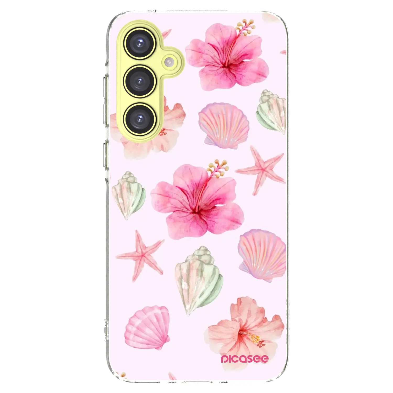 Picasee silikonowe przeźroczyste etui na Samsung Galaxy A35 5G A356B - Blush Lagoon