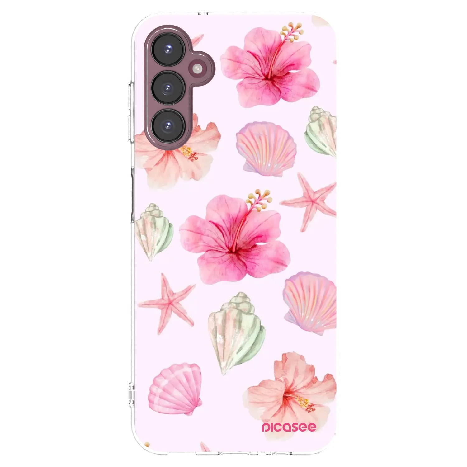 Picasee silikonowe przeźroczyste etui na Samsung Galaxy A05s A057G - Blush Lagoon