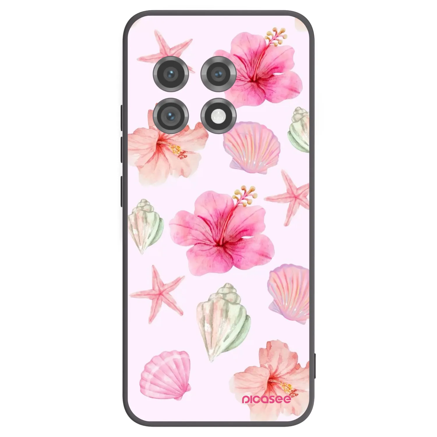 Picasee silikonowe czarne etui na OnePlus 11 5G - Blush Lagoon