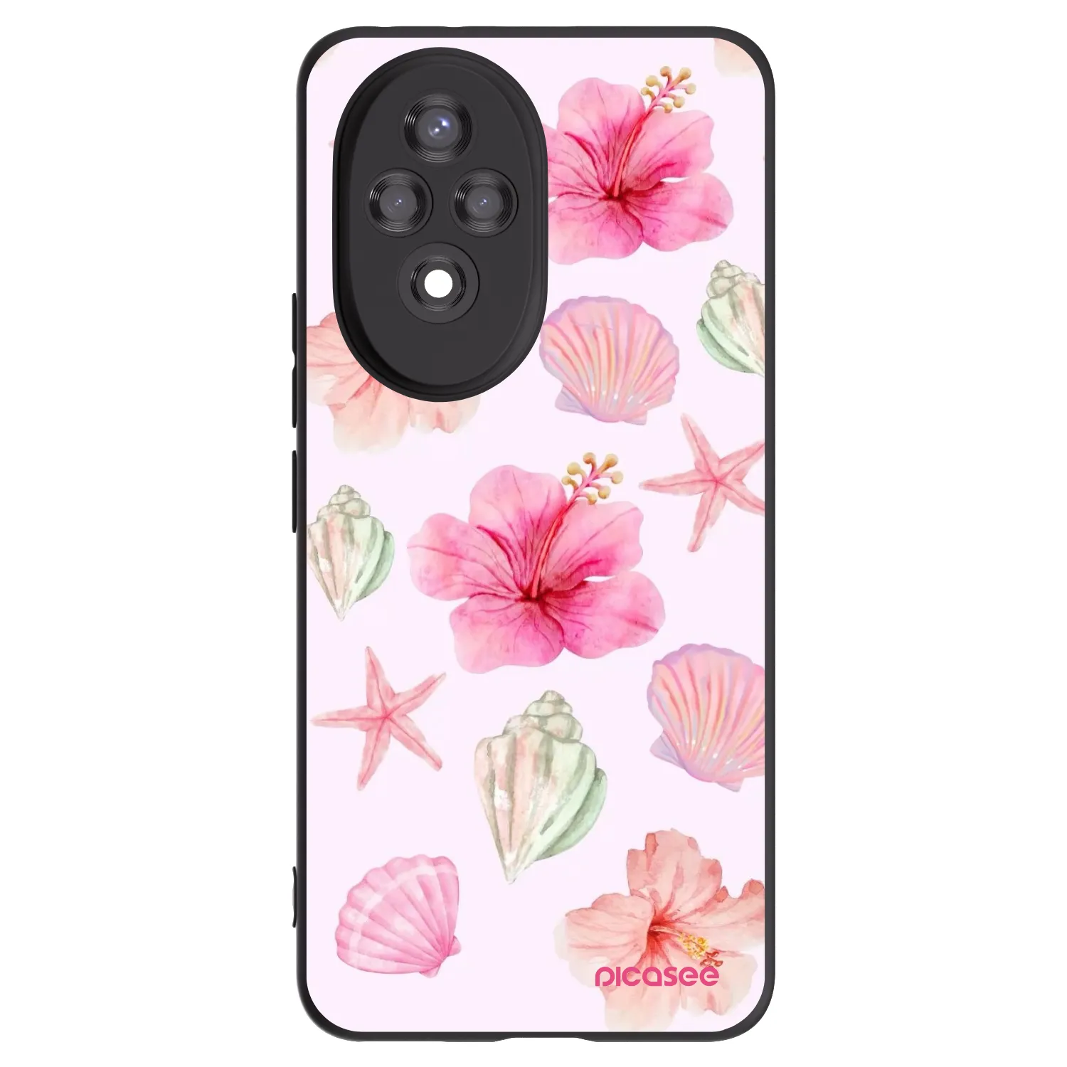 Picasee silikonowe czarne etui na Honor 200 Pro 5G - Blush Lagoon