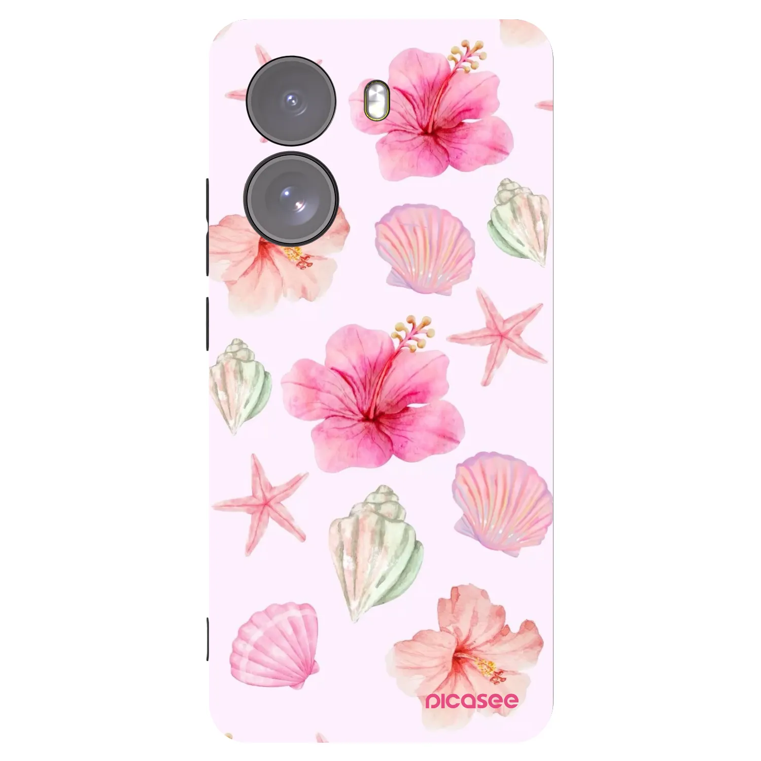 Picasee silikonowe czarne etui na Xiaomi Poco X7 - Blush Lagoon