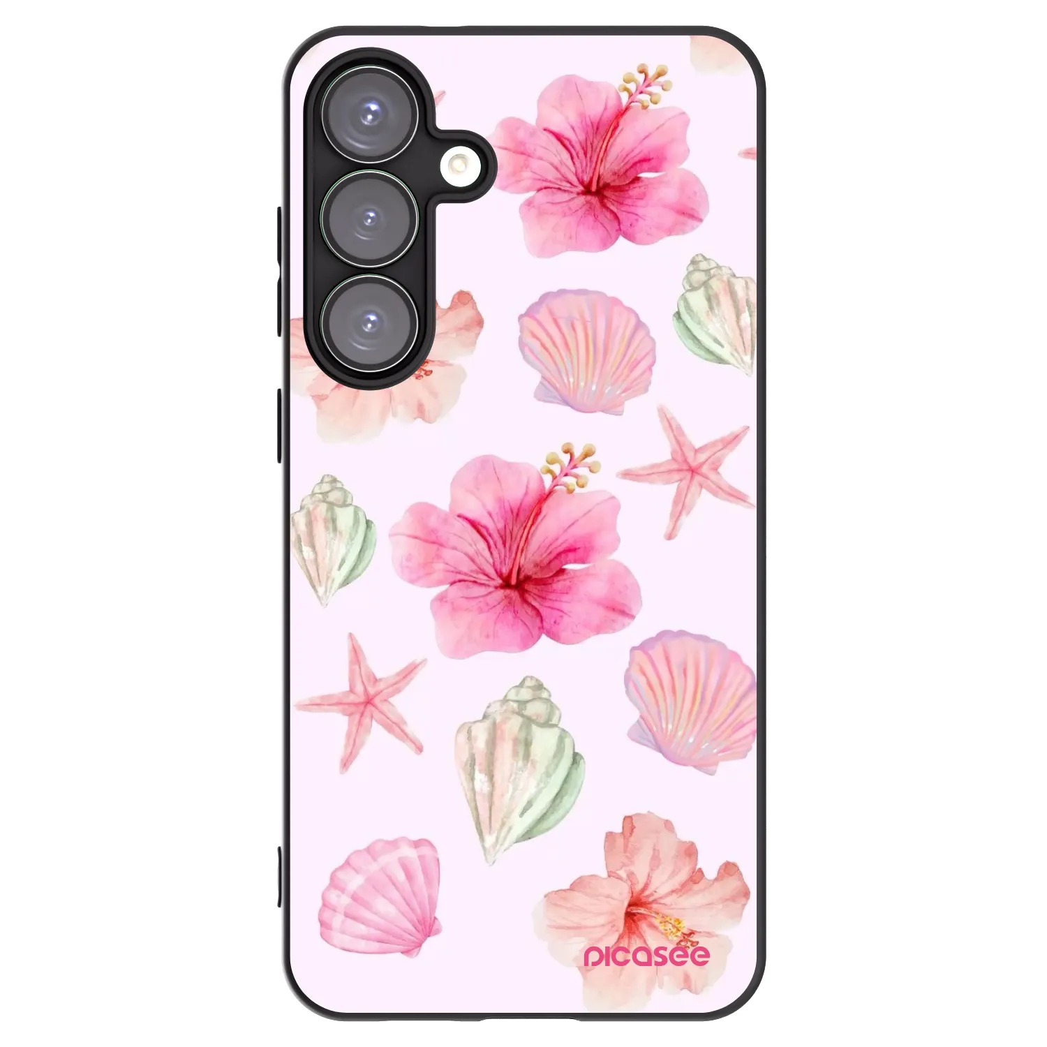 Picasee silikonowe czarne etui na Samsung Galaxy S25+ 5G - Blush Lagoon