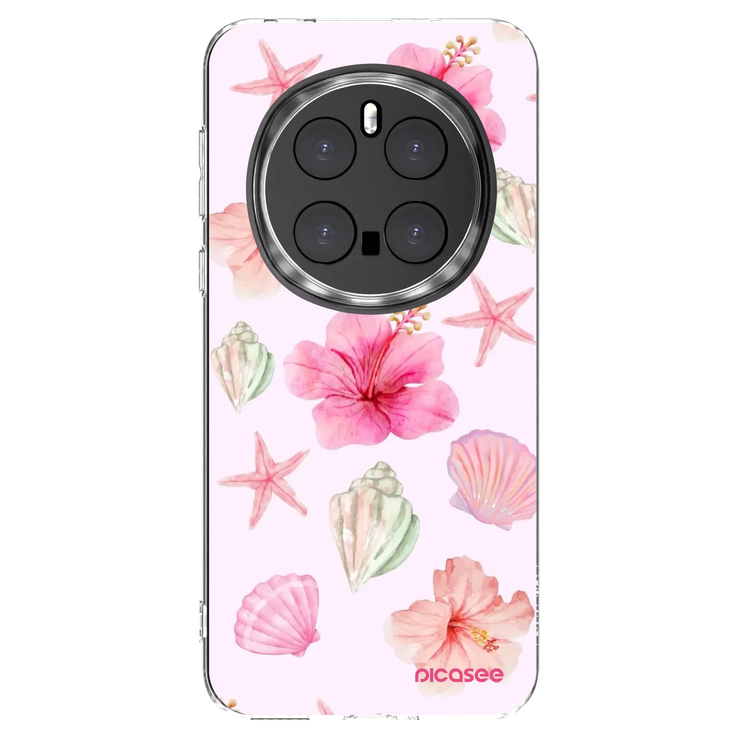 Picasee silikonowe przeźroczyste etui na Honor Magic7 Pro 5G - Blush Lagoon
