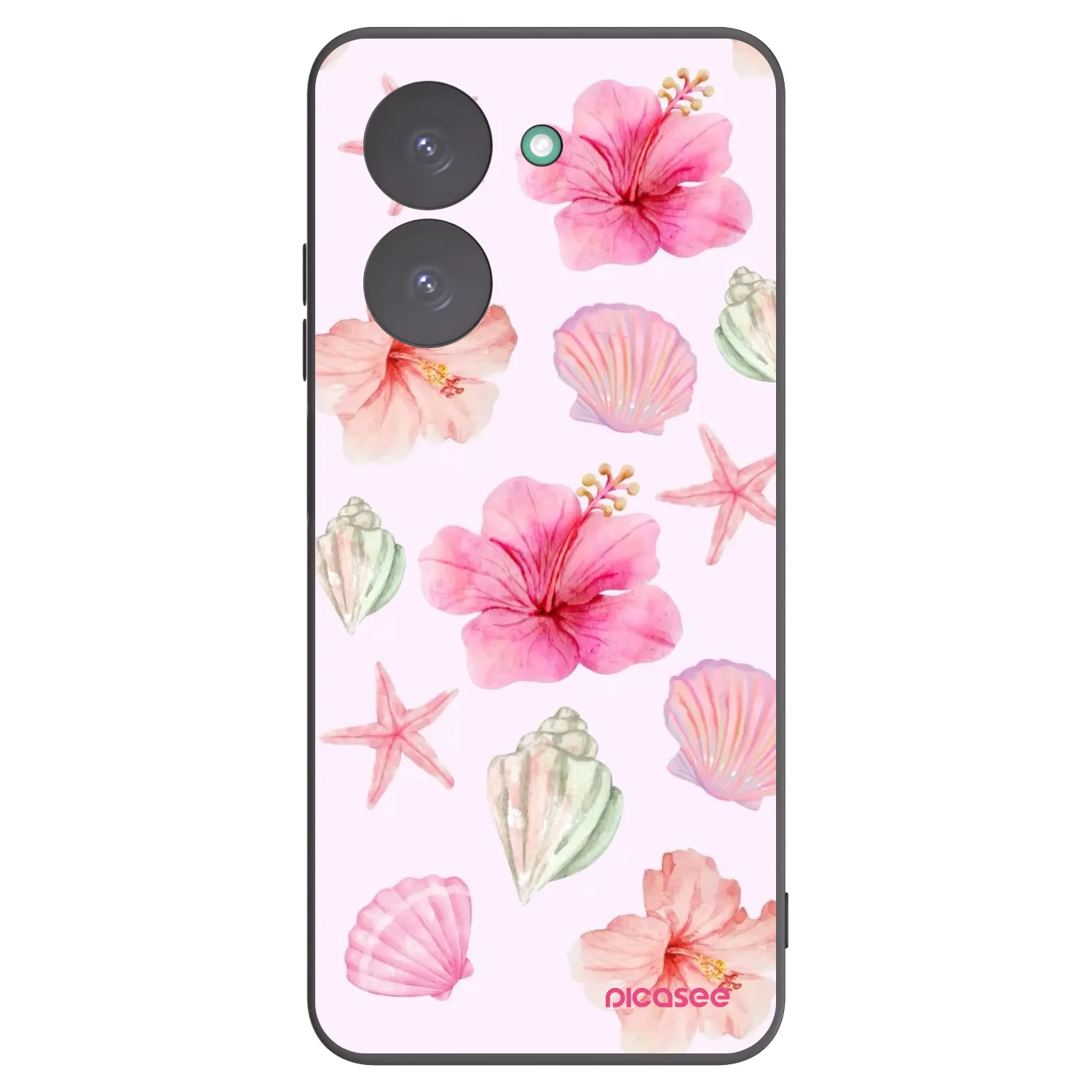 Picasee silikonowe czarne etui na Xiaomi Redmi A5 - Blush Lagoon