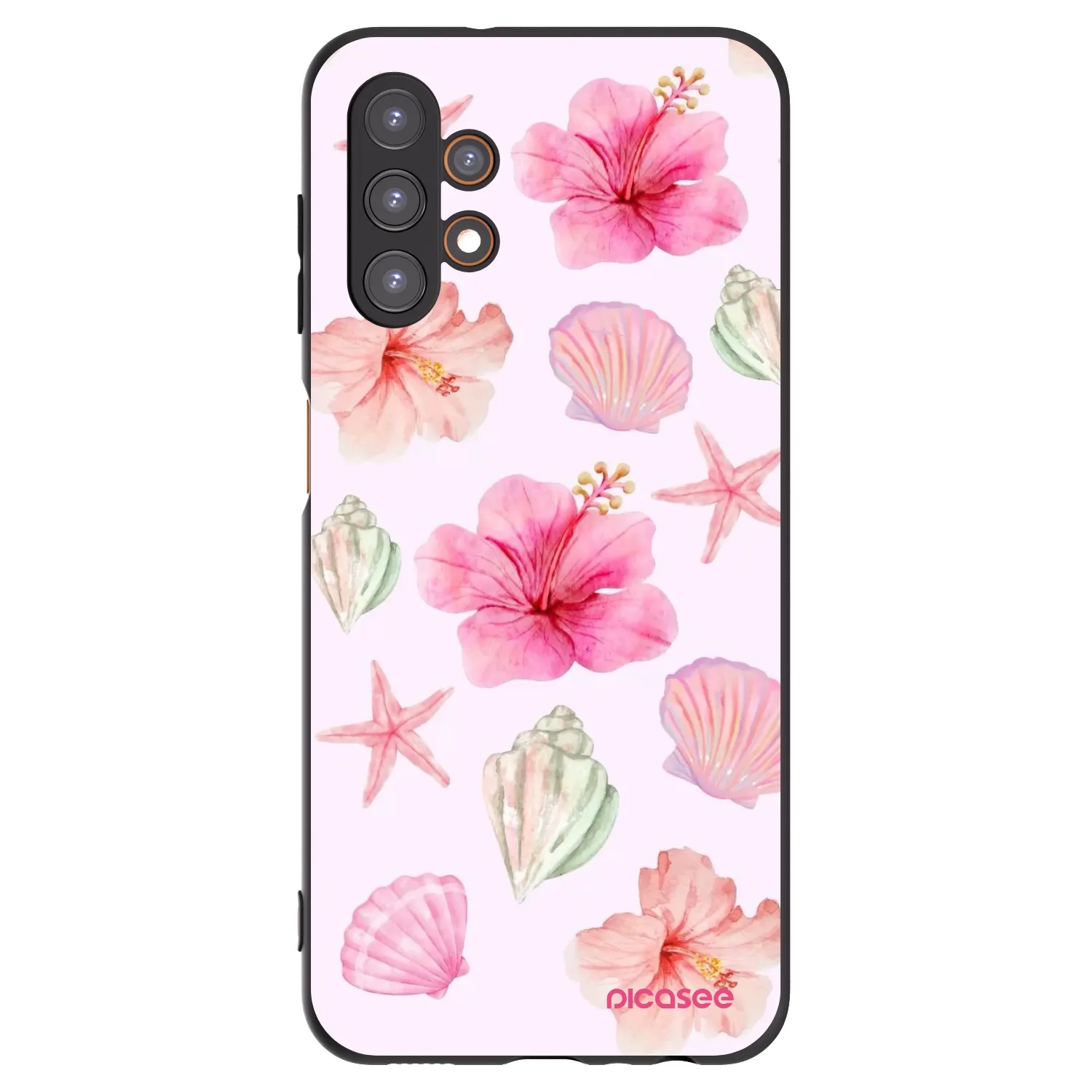 Picasee silikonowe czarne etui na Samsung Galaxy A13 5G - Blush Lagoon