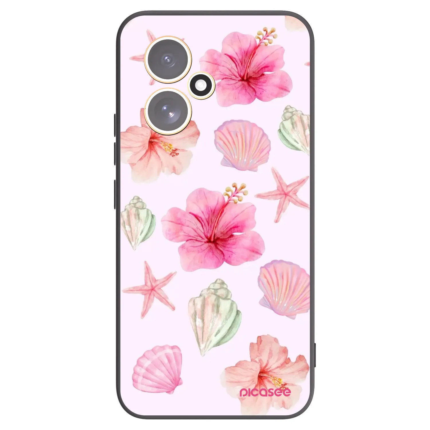 Picasee silikonowe czarne etui na Honor 400 5G - Blush Lagoon