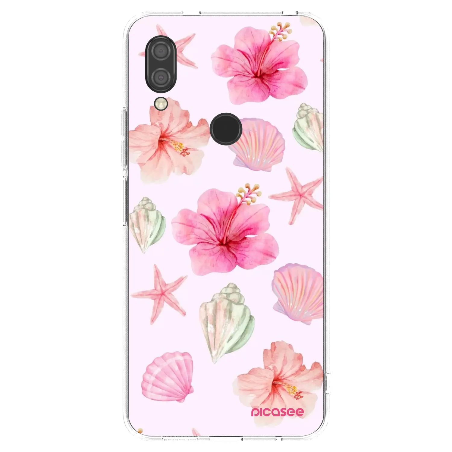 Picasee silikonowe przeźroczyste etui na Xiaomi Redmi 7 - Blush Lagoon