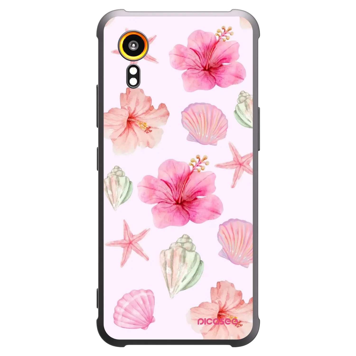 Picasee silikonowe czarne etui na Samsung Galaxy XCover 7 - Blush Lagoon
