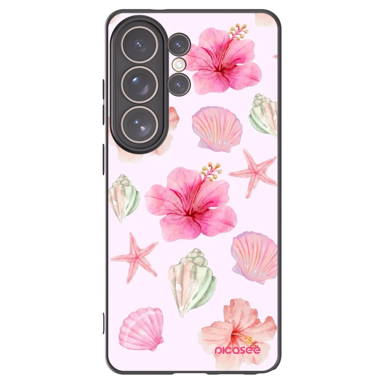 Picasee silikonowe czarne etui na Samsung Galaxy S26 Ultra - Blush Lagoon