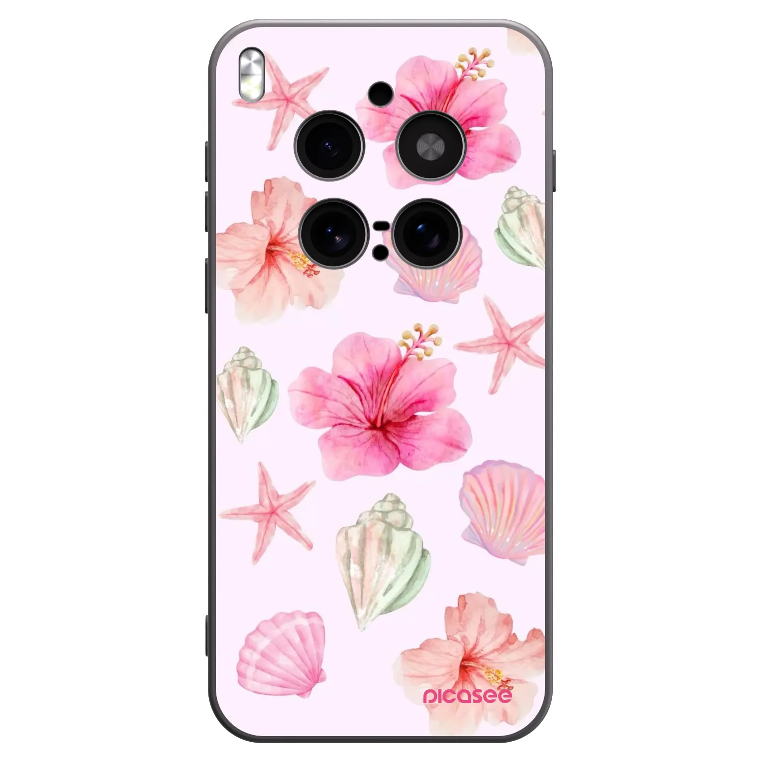 Picasee silikonowe czarne etui na Vivo X300 Pro - Blush Lagoon