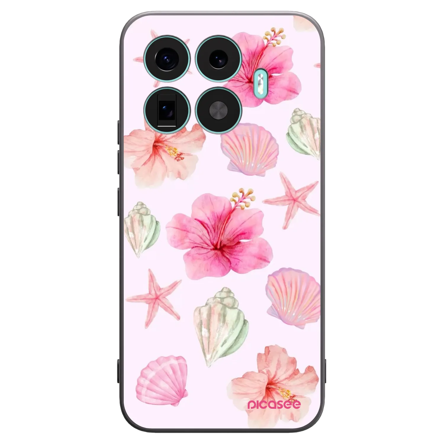 Picasee silikonowe czarne etui na Xiaomi 17T Pro - Blush Lagoon