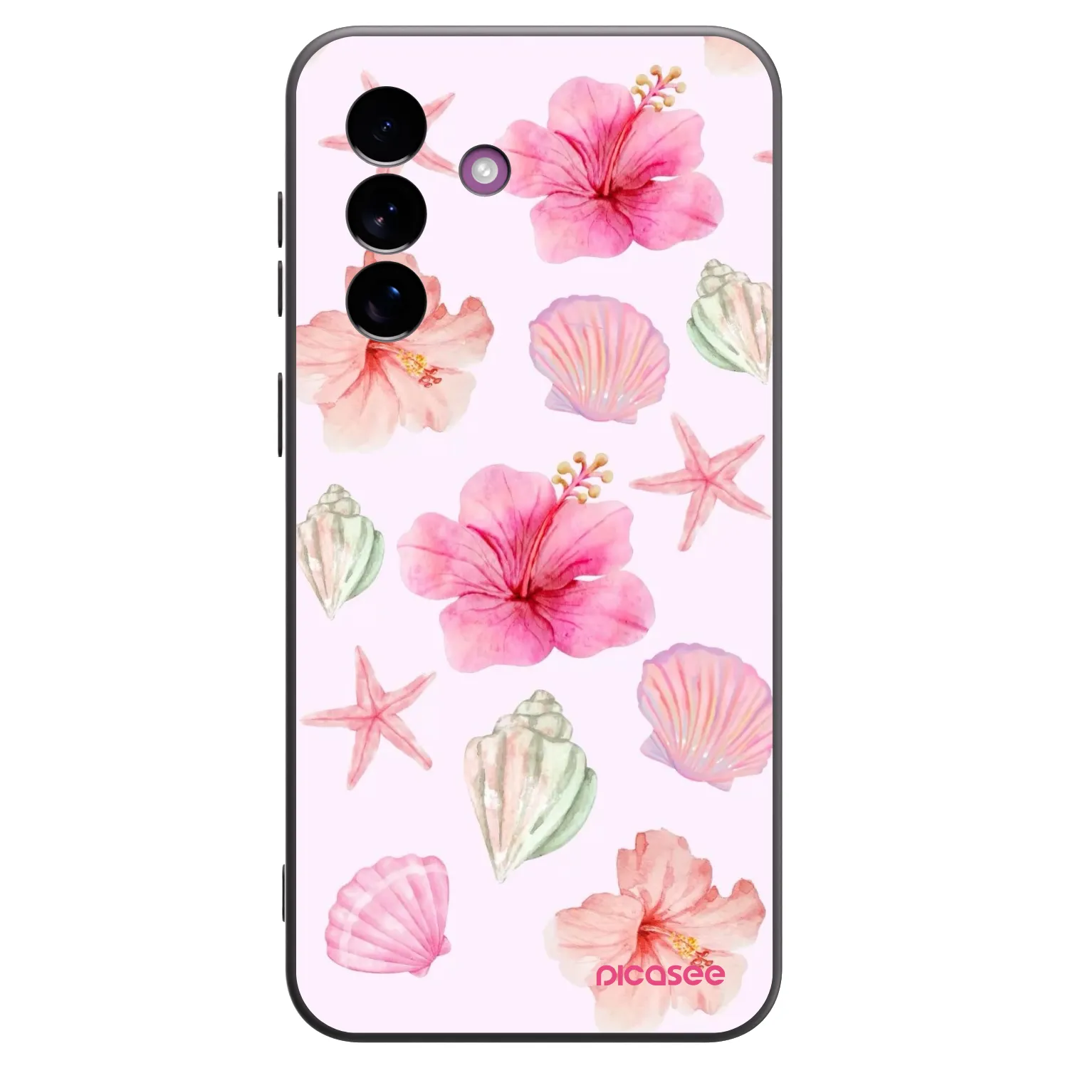 Picasee silikonowe czarne etui na Samsung Galaxy A37 - Blush Lagoon