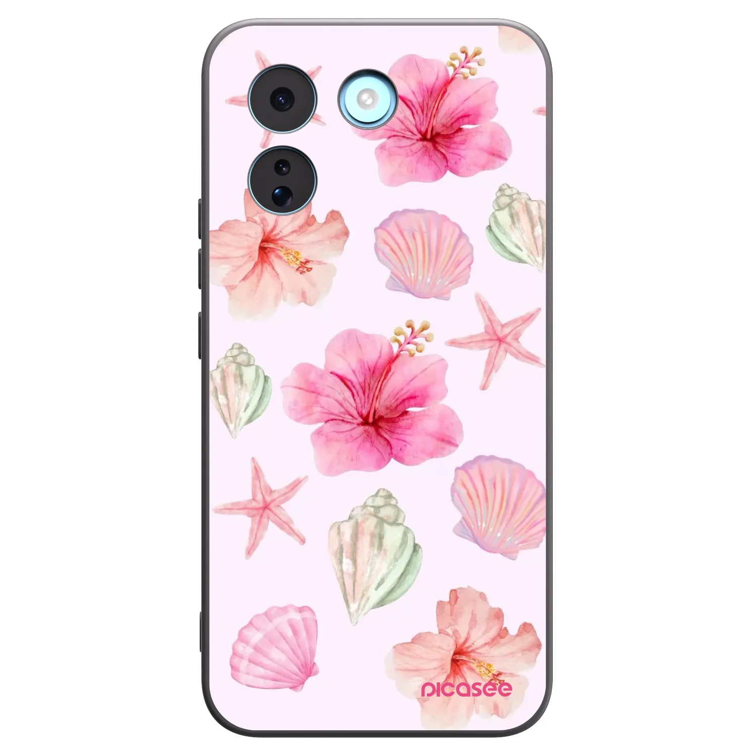 Picasee silikonowe czarne etui na Xiaomi Redmi Note 17 Pro MAX 5G - Blush Lagoon