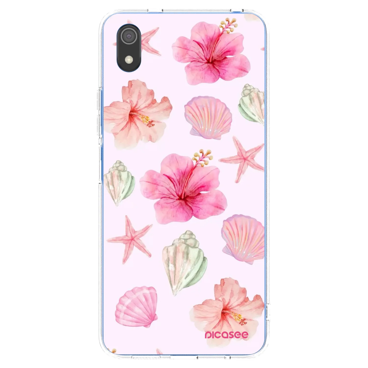 Picasee silikonowe przeźroczyste etui na Xiaomi Redmi 7A - Blush Lagoon