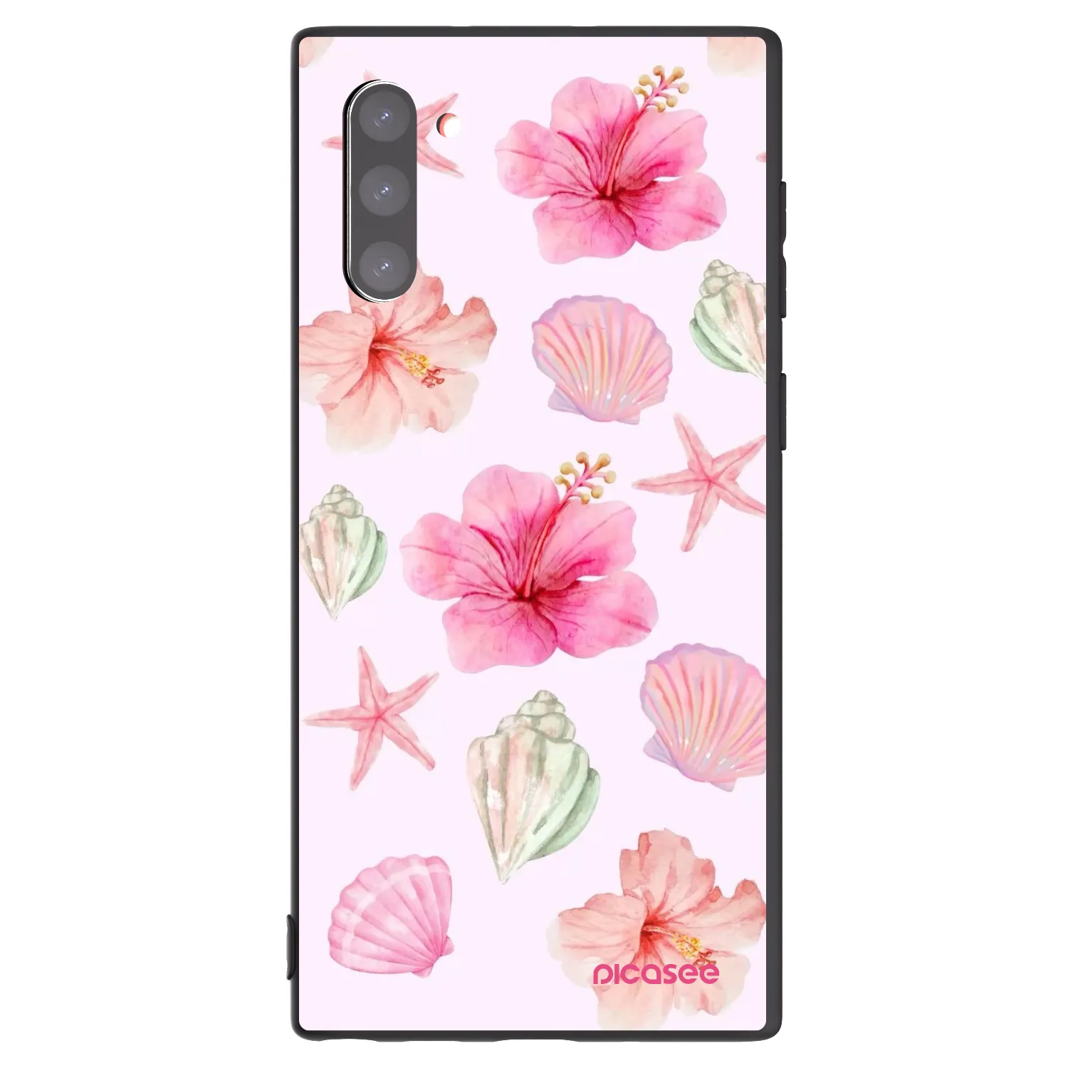 Picasee silikonowe czarne etui na Samsung Galaxy Note 10 N970F - Blush Lagoon