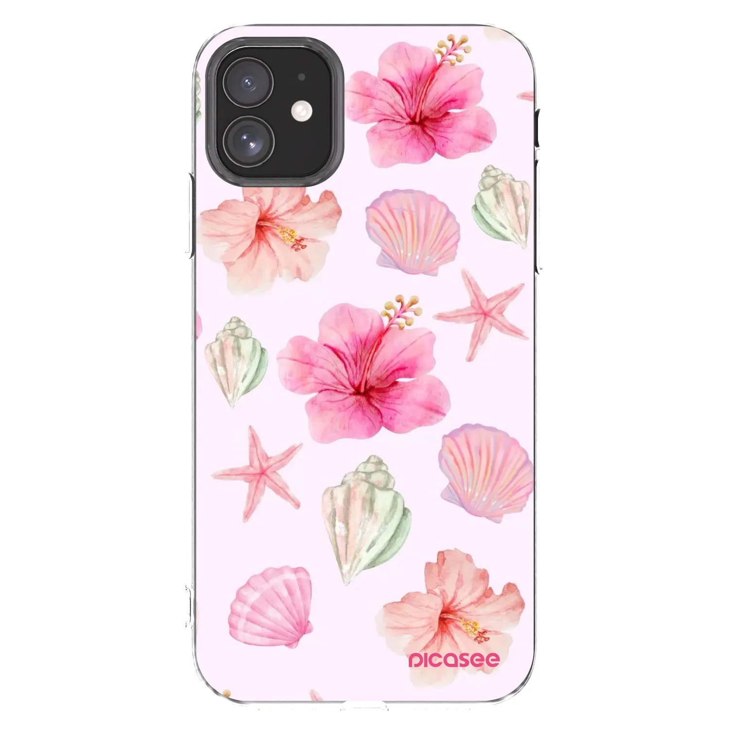 Picasee silikonowe przeźroczyste etui na Apple iPhone 11 - Blush Lagoon