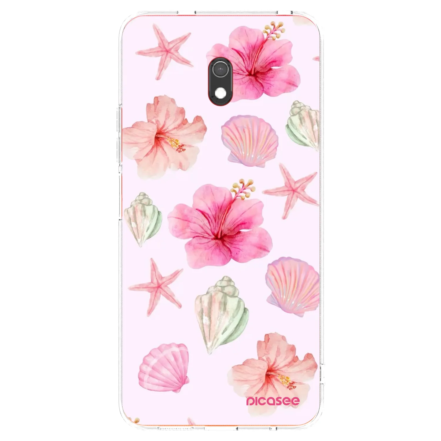 Picasee silikonowe przeźroczyste etui na Xiaomi Redmi 8A - Blush Lagoon