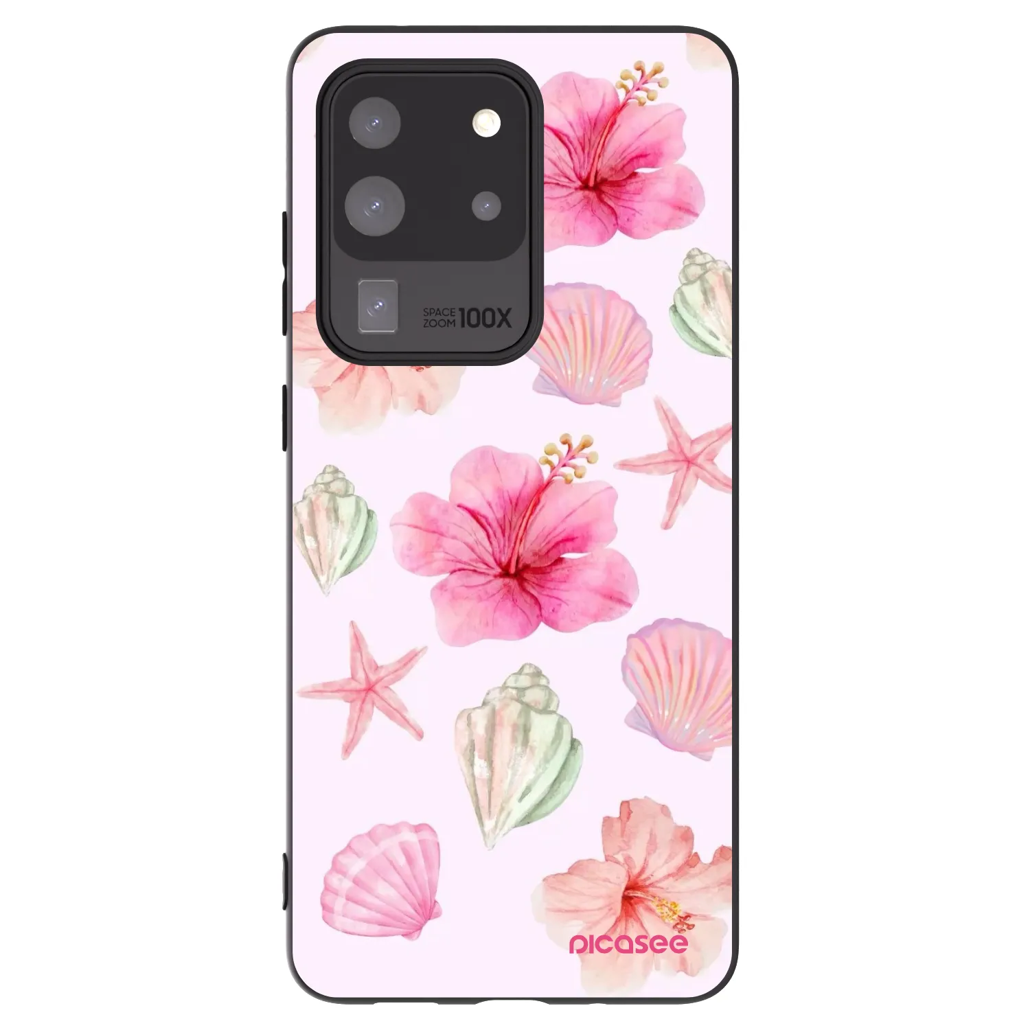 Picasee silikonowe czarne etui na Samsung Galaxy S20 Ultra 5G G988F - Blush Lagoon