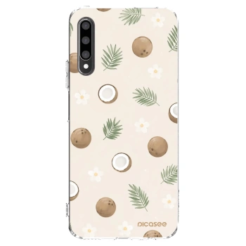 Picasee silikonowe przeźroczyste etui na Honor 9X Pro - Coconut Breeze