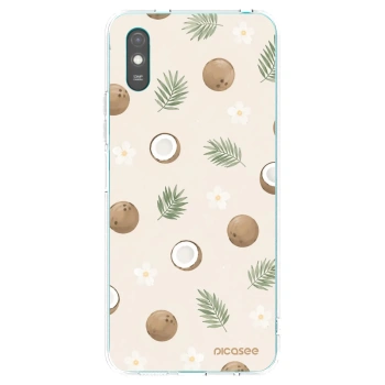 Picasee silikonowe przeźroczyste etui na Xiaomi Redmi 9A - Coconut Breeze