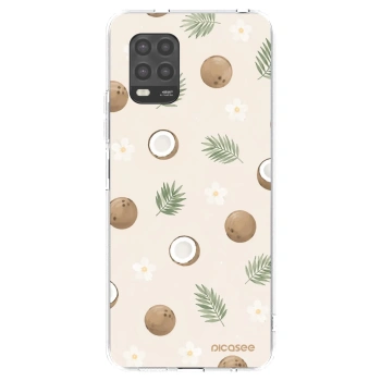 Picasee silikonowe przeźroczyste etui na Xiaomi Mi 10 Lite - Coconut Breeze