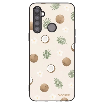 Picasee silikonowe czarne etui na Realme 6i - Coconut Breeze