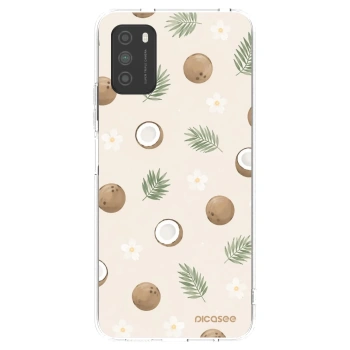 Picasee silikonowe przeźroczyste etui na Xiaomi Poco M3 - Coconut Breeze