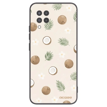 Picasee silikonowe czarne etui na Samsung Galaxy A42 A426B - Coconut Breeze