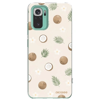 Picasee silikonowe przeźroczyste etui na Xiaomi Redmi Note 10 Pro - Coconut Breeze