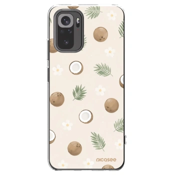 Picasee silikonowe przeźroczyste etui na Xiaomi Redmi Note 10S - Coconut Breeze