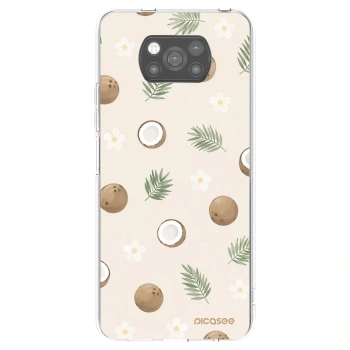 Picasee silikonowe czarne etui na Xiaomi Poco X3 Pro - Coconut Breeze