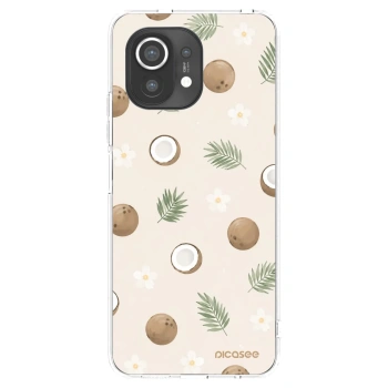 Picasee silikonowe przeźroczyste etui na Xiaomi Mi 11 - Coconut Breeze