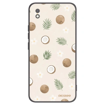 Picasee silikonowe czarne etui na Xiaomi Redmi 9AT - Coconut Breeze
