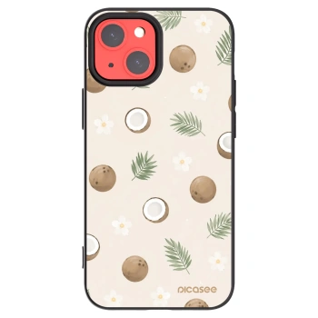 Picasee silikonowe czarne etui na Apple iPhone 13 mini - Coconut Breeze