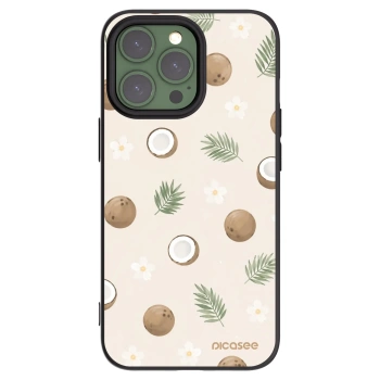 Picasee silikonowe czarne etui na Apple iPhone 13 Pro - Coconut Breeze