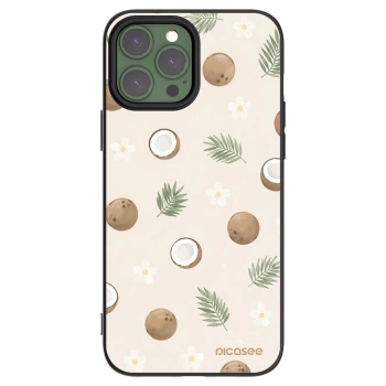 Picasee silikonowe czarne etui na Apple iPhone 13 Pro Max - Coconut Breeze